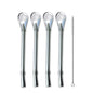 4Pcs Yerba Mate Straw Filter +1 Brush Reusable 304 Stainless Steel Bombilla Drinking Straw Metal Tea Tools Bar Accessories
