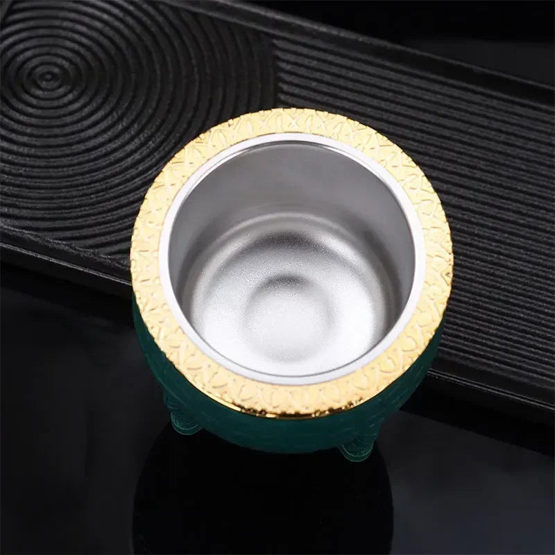 Taza Premium Paraguay | Doble Pared de Acero Inoxidable | Fondo Plano | Diseño Compacto y Elegante