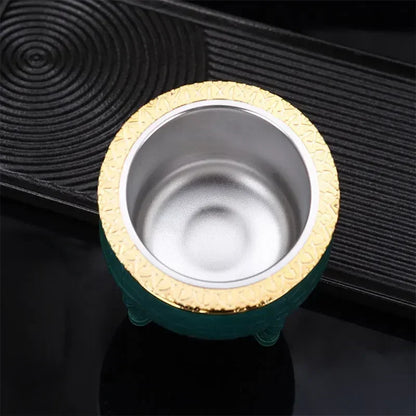 Taza Premium Paraguay | Doble Pared de Acero Inoxidable | Fondo Plano | Diseño Compacto y Elegante